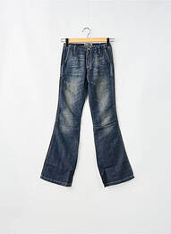 Jeans bootcut taille haute taille haute bleu TEDDY SMITH femme