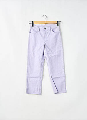 Jeans coupe slim stretch taille haute violet SCHOOL RAG femme