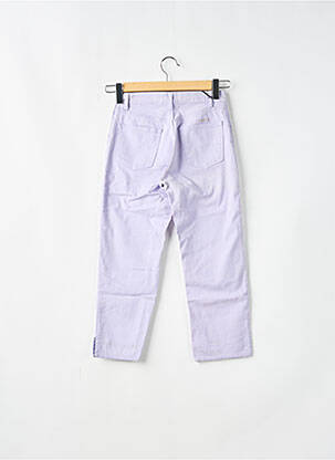 Jeans coupe slim stretch taille haute violet SCHOOL RAG femme