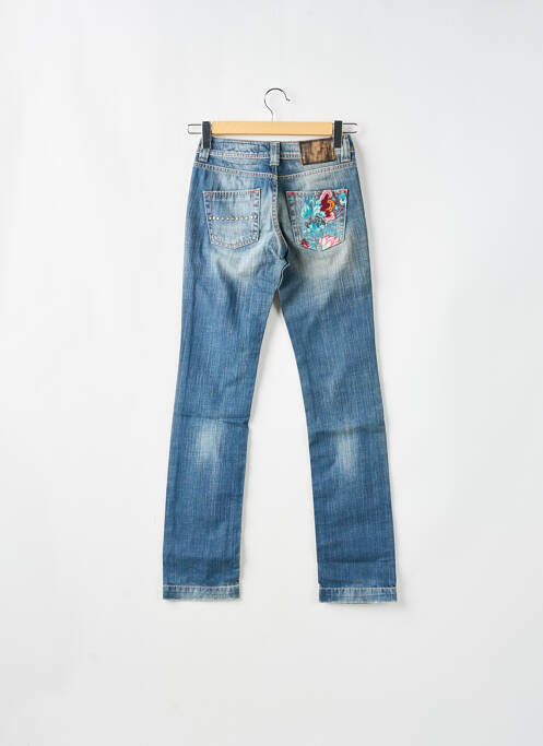 Jeans coupe slim bleu TEDDY SMITH pour femme