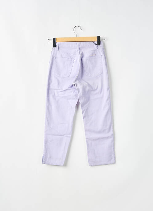 Jeans coupe slim violet SCHOOL RAG pour femme