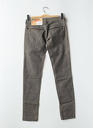 Jeans coupe slim taille basse taille basse gris REPLAY femme