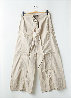 Pantalon flare taille normale taille normale beige RWD femme