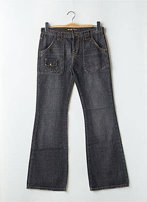 Jean coupe flare stretch taille normale noir RWD femme