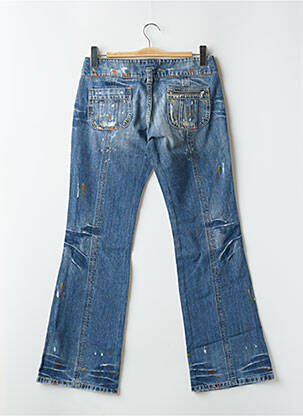 Jeans bootcut stretch taille basse bleu RWD femme