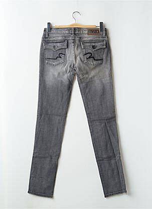 Jeans coupe slim taille basse taille basse gris RWD femme