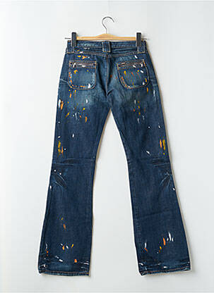 Jeans bootcut stretch taille basse bleu RWD femme
