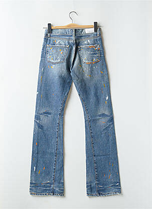 Jeans bootcut stretch taille basse bleu RWD homme