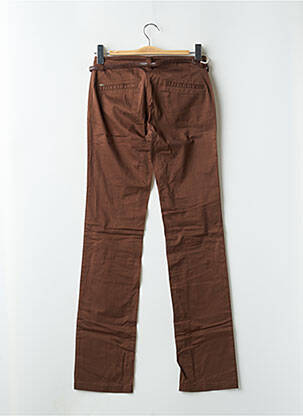Pantalon chino taille basse taille basse marron SALSA femme