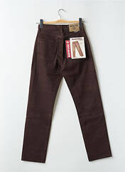 Jeans coupe slim marron REDWOOD pour homme seconde vue