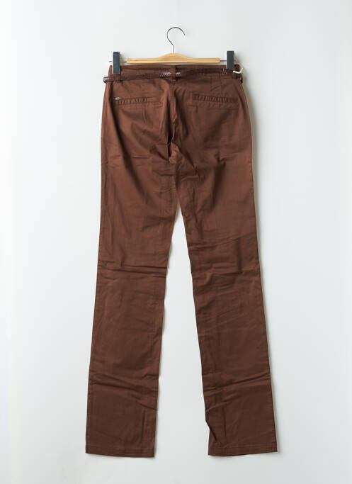 Pantalon chino taille basse taille basse marron SALSA femme