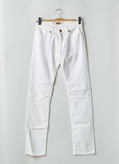 Jeans coupe slim blanc TAKE TWO pour femme