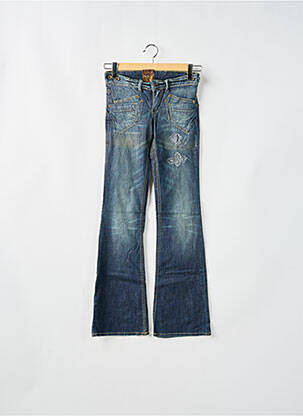 Jeans bootcut stretch taille basse bleu KAPORAL femme
