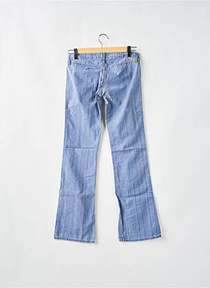 Pantalon flare stretch taille basse bleu MELTIN'POT femme