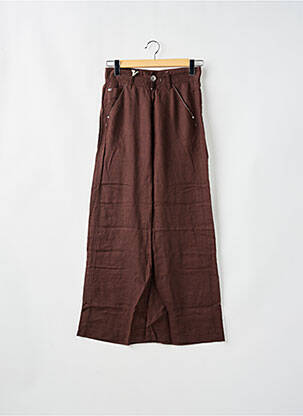 Pantalon flare taille basse taille basse marron MISS SIXTY femme