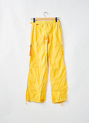 Pantalon cargo coupe droite taille basse jaune MISS SIXTY femme