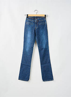 Jeans coupe slim stretch taille haute bleu BE YOU K femme