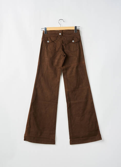 Pantalon flare marron LA BRIGADA INTERNACIONAL pour femme