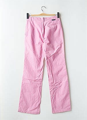 Pantalon droit taille haute taille haute rose BE YOU K femme