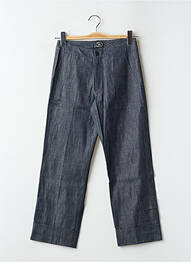 Jeans coupe droite taille haute taille haute bleu BE YOU K femme