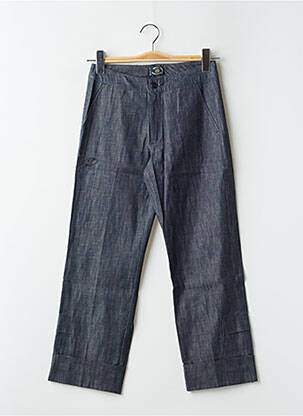 Jeans coupe droite taille haute taille haute bleu BE YOU K femme