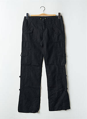 Pantalon cargo coupe droite taille basse noir BLEND SHE femme