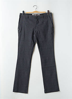 Pantalon droit tissage popeline taille basse gris BLEND SHE femme