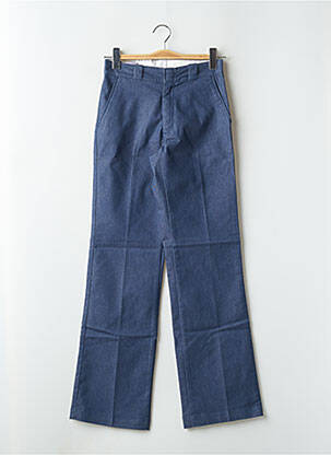 Pantalon droit stretch taille haute bleu CARHARTT femme