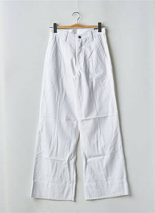 Jean coupe flare taille haute taille haute blanc CHEAP MONDAY femme