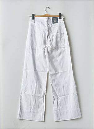 Jean coupe flare stretch taille haute blanc CHEAP MONDAY femme