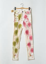 Jeans skinny taille normale taille normale beige CHEAP MONDAY femme