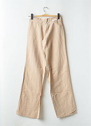 Pantalon flare taille basse taille basse beige CIMARRON femme