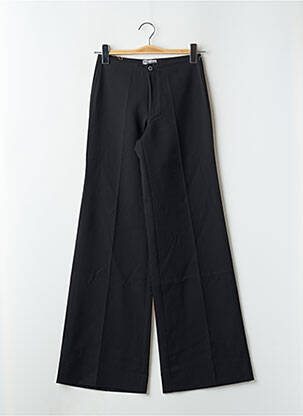 Pantalon flare taille à pinces taille haute noir CIMARRON femme
