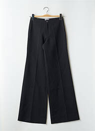 Pantalon flare taille à pinces taille haute noir CIMARRON femme