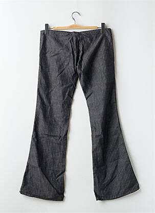 Pantalon flare taille à pinces gris CIMARRON femme