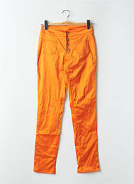 Jeans coupe slim poches taille haute orange CIMARRON femme