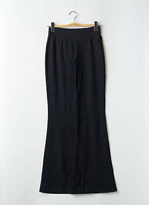Pantalon flare stretch taille haute noir GUESS femme