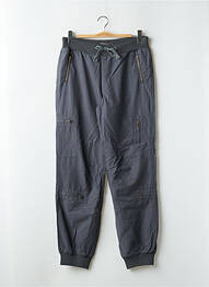 Pantalon cargo taille élastique taille normale gris ICHI femme
