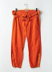 Pantalon 7/8 orange BE YOU K pour femme seconde vue