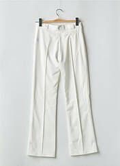 Pantalon droit blanc ADIDAS pour femme seconde vue