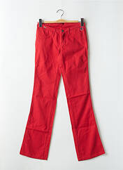 Pantalon flare rouge CIMARRON pour femme seconde vue