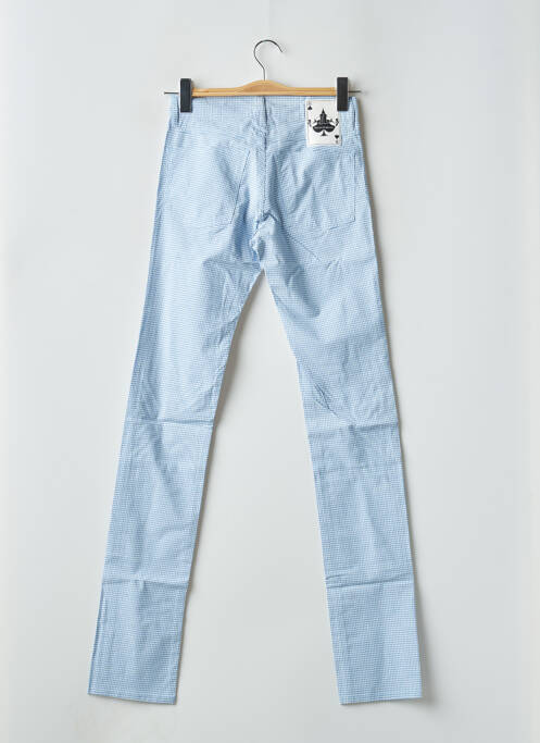 Pantalon slim tissage popeline taille normale bleu HELLS BELLS femme