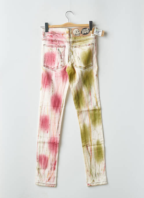 Jeans skinny beige CHEAP MONDAY pour femme