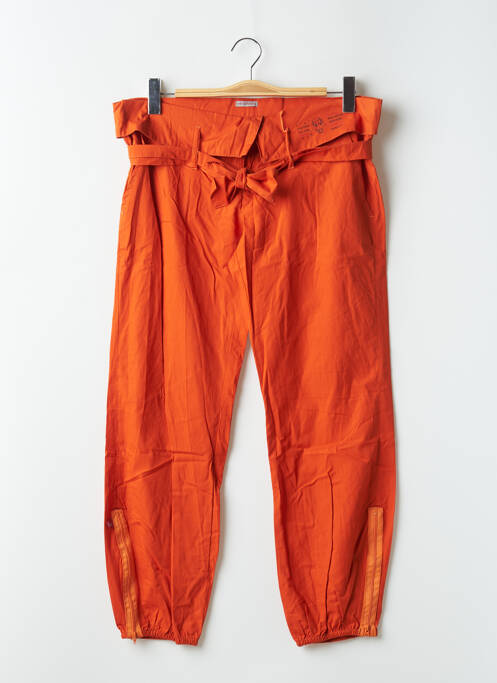 Pantalon 7/8 orange BE YOU K pour femme