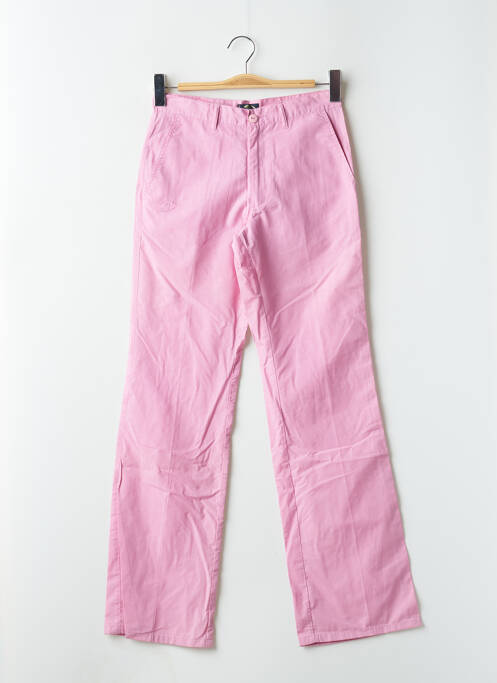 Pantalon droit rose BE YOU K pour femme