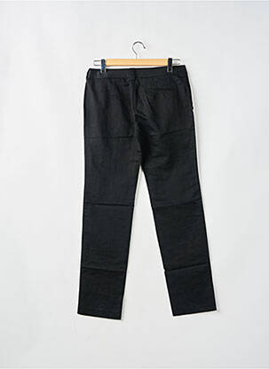 Pantalon chino fermeture zippée sous rabat avec crochet taille normale noir BILL TORNADE femme