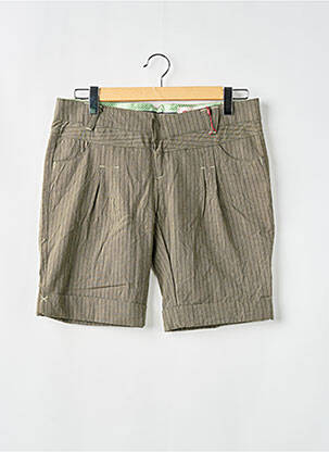 Bermuda taille basse taille basse vert ONLY femme