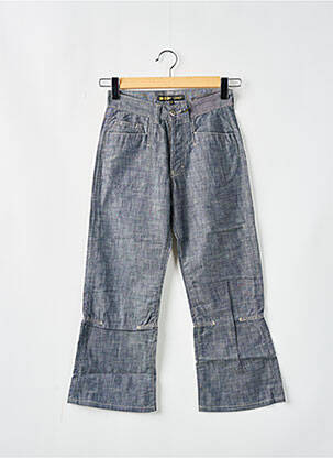 Pantalon 7/8 taille haute taille haute bleu RWD femme