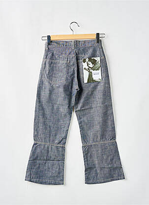 Pantalon 7/8 taille haute taille haute bleu RWD femme