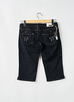 Corsaire tissage denim taille basse noir RWD femme